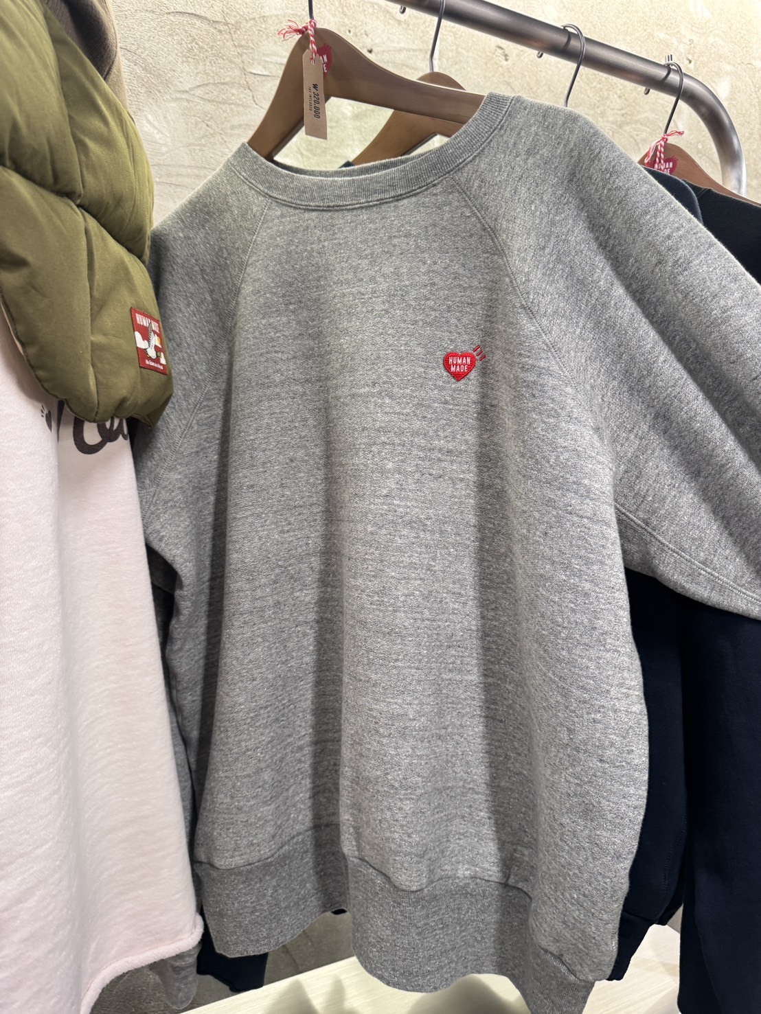 HUMAN MADE 愛心小標 大學TEE