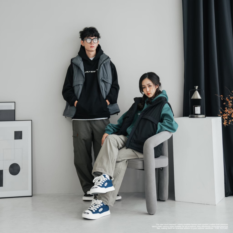 SBG 機能防潑水填充加絨立體背心