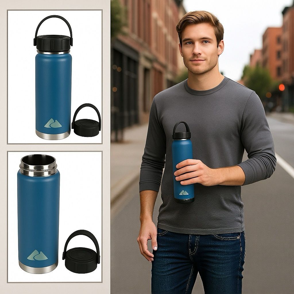【現貨】Ozark Trail 24oz A10236 保冷暖水樽 (藍色)