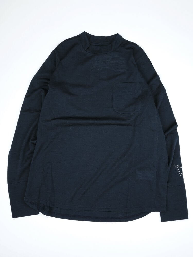 ATELIER BLUEBOTTLE MOCK-LONG SLEEVES 2023 ABBT0001 NAVY