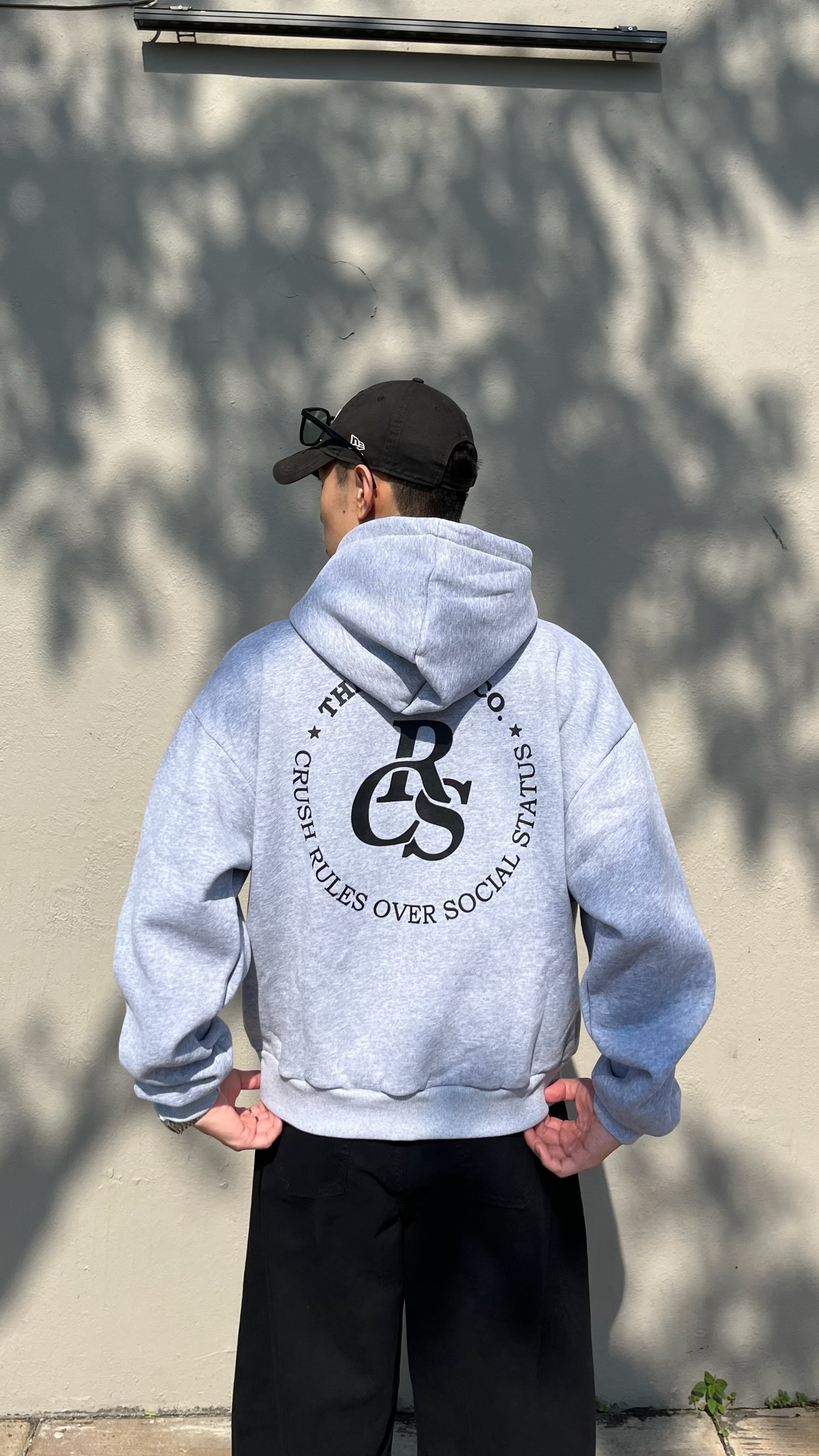 CRS圓環寬短帽Tee (2colors)