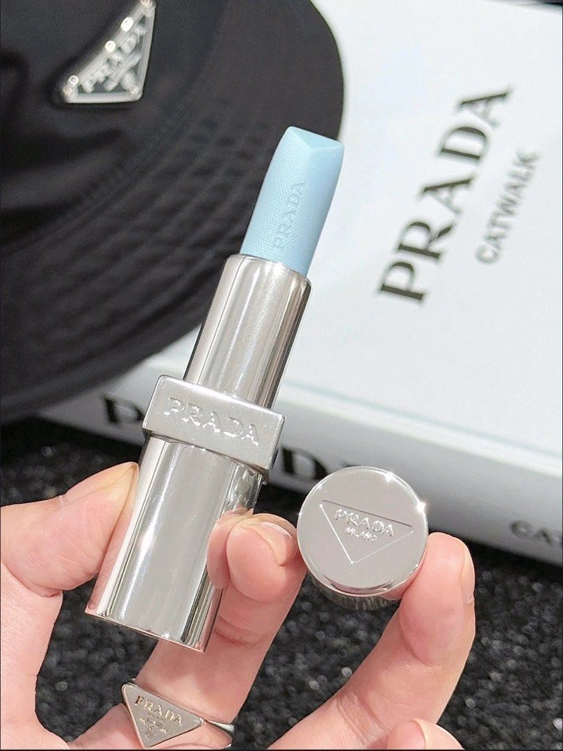 少 量 現 貨 (由倉庫直出)丨Prada Beauty lip balm 變色藍色潤唇膏 U001 ASTRAL PINK 3.8g丨mini 1.6g