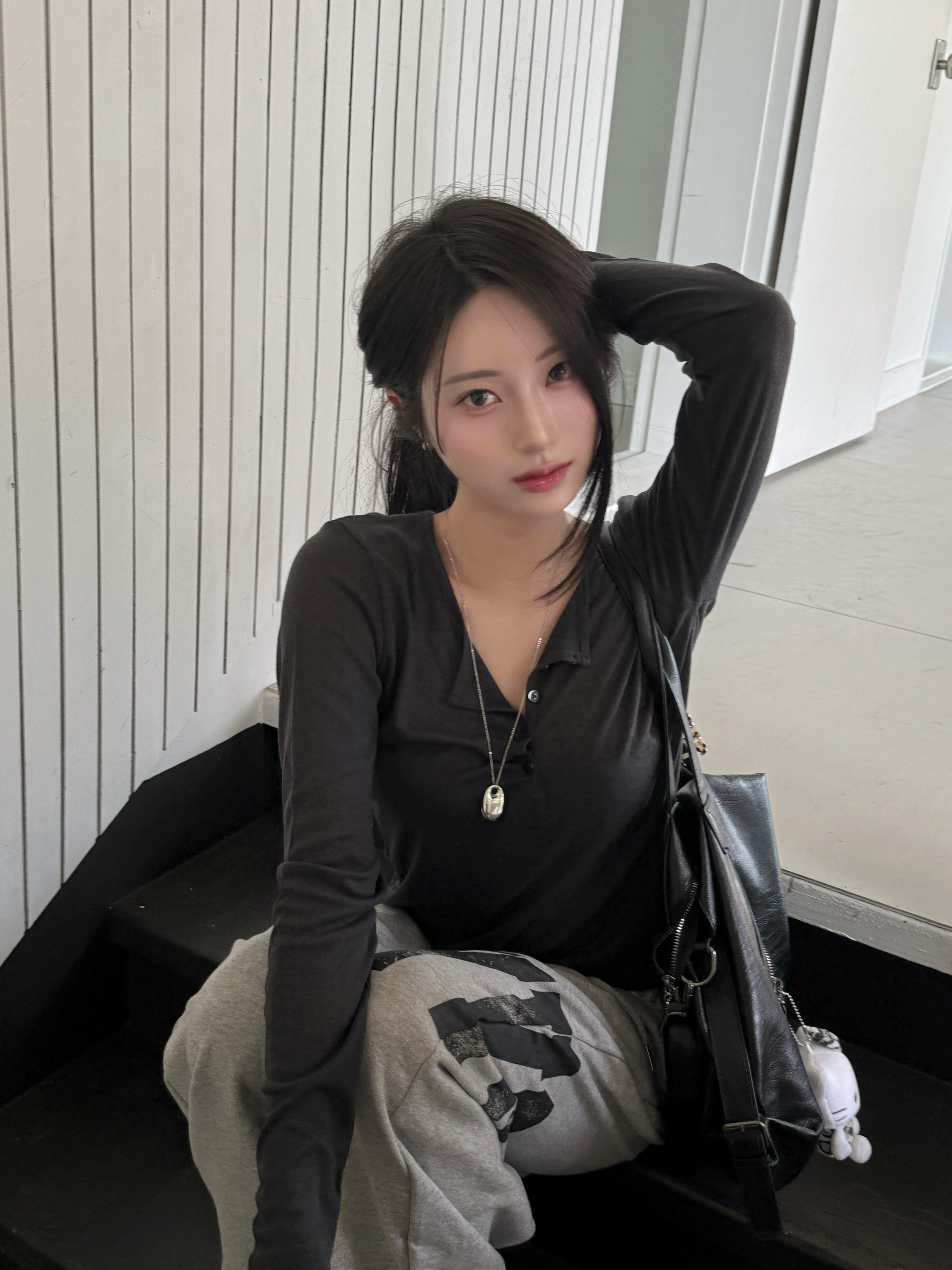 【現貨】D01 訂製款 微透慕斯tee (深灰)