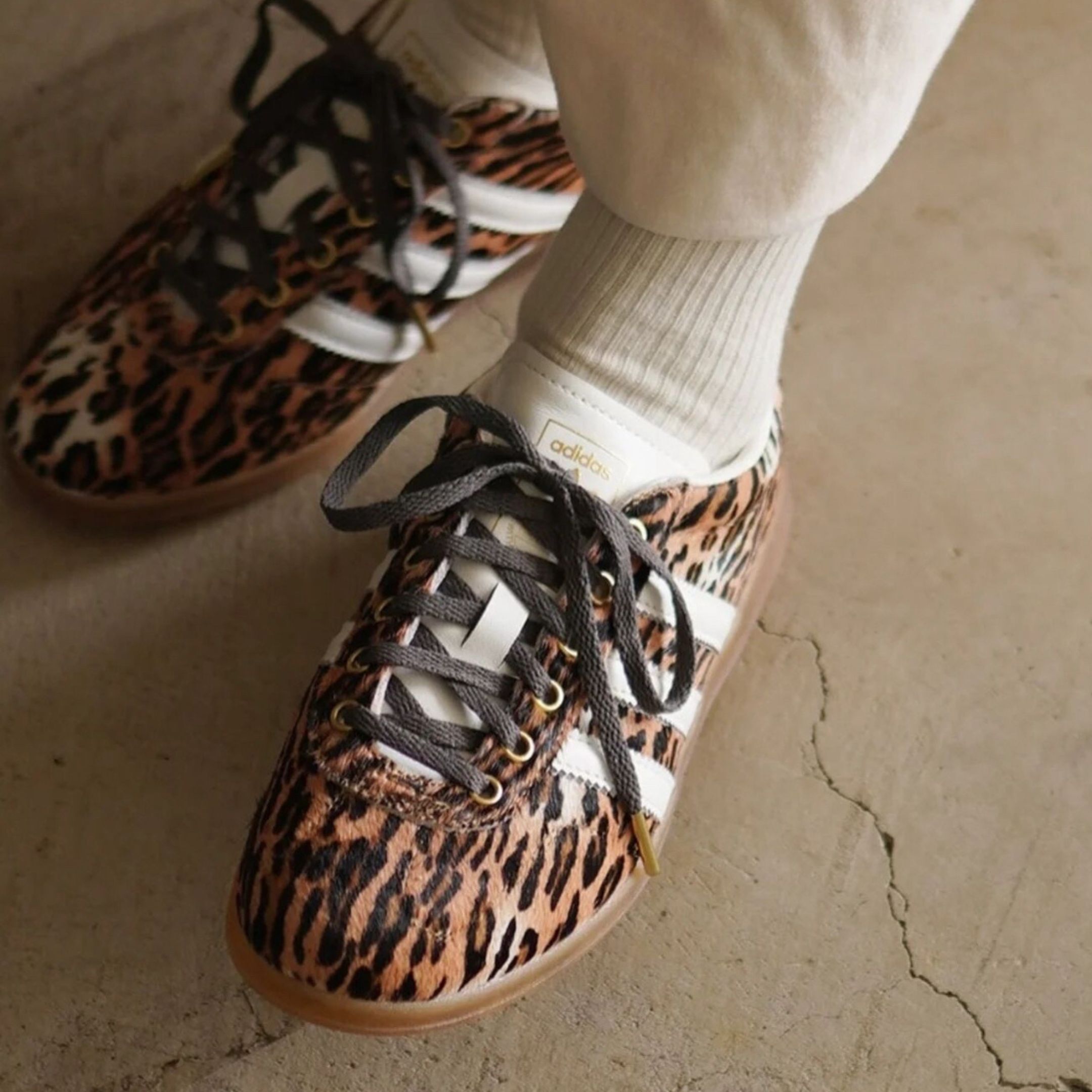 NICEDAY 代購 Adidas Originals Gazelle Lo Pro 豹紋 焦糖 薄底 復古鞋 KJ6574