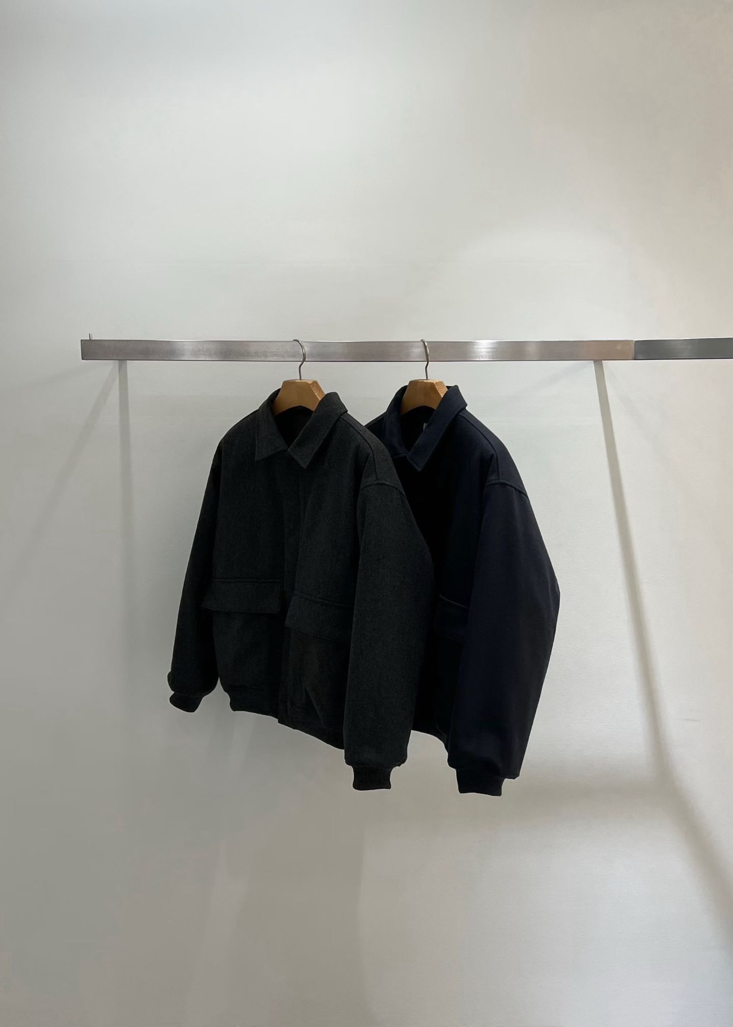 TT5227 混羊絨飛行員夾克