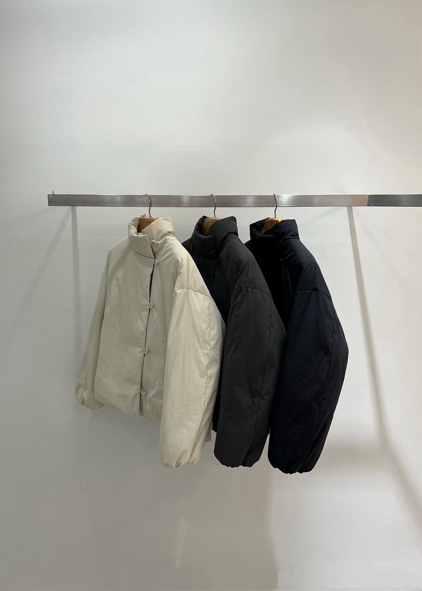 TT5230 圈扣立領鴨絨外套