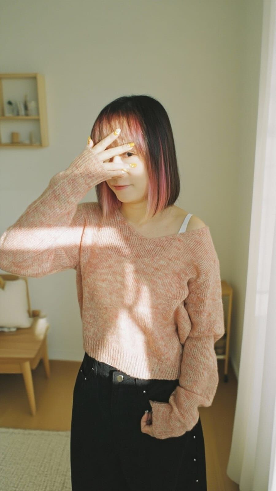 韓國  V領冷衫（K11 F871）