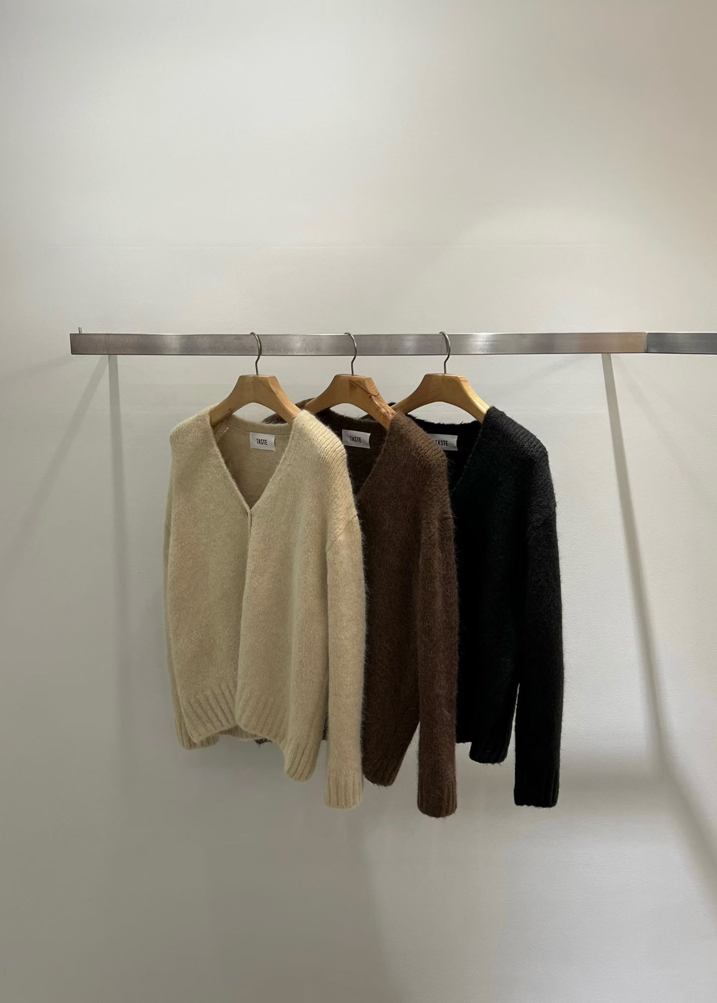 TT5249 羊駝毛粗針織外套