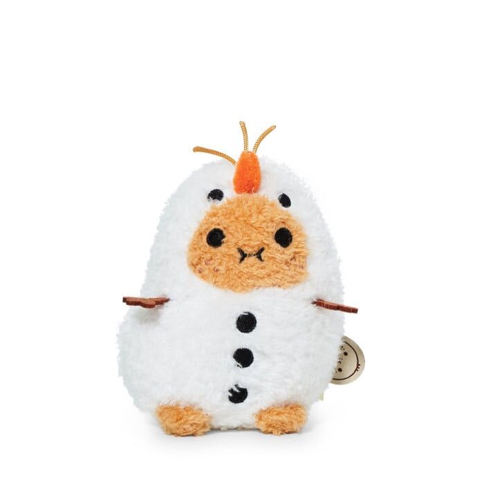 NOODOLL Snowman Ricespud Mini Sitting Plush Toy