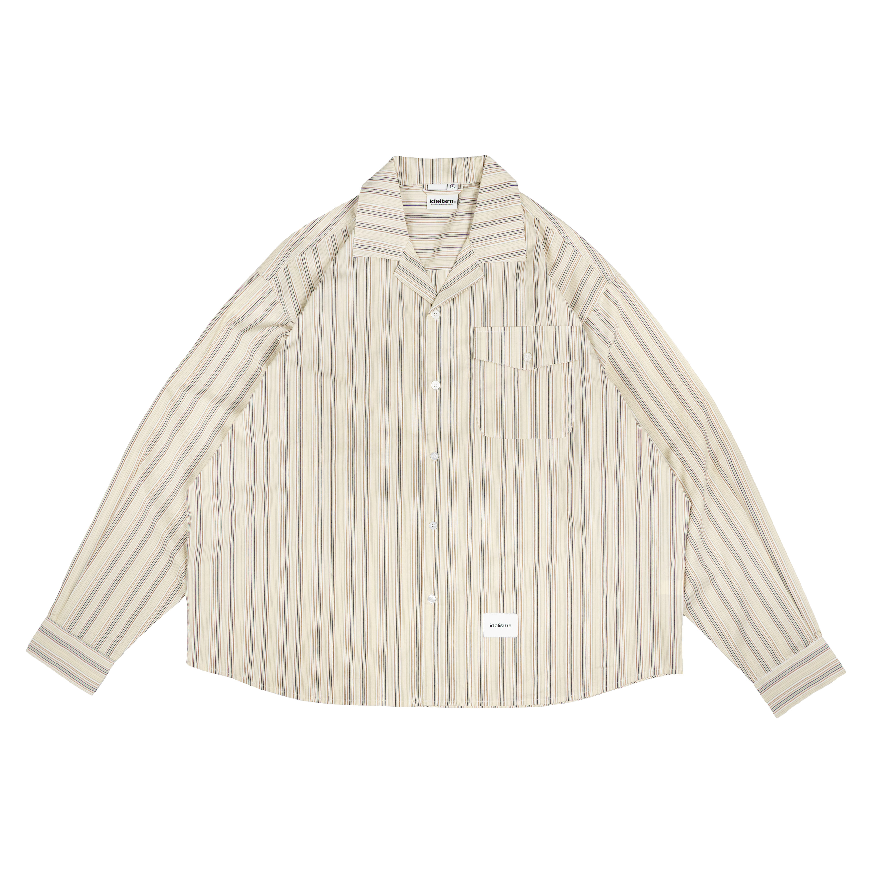 IDEALISM IDE Cuban L-Shirt 條紋 古巴 襯衫 兩色