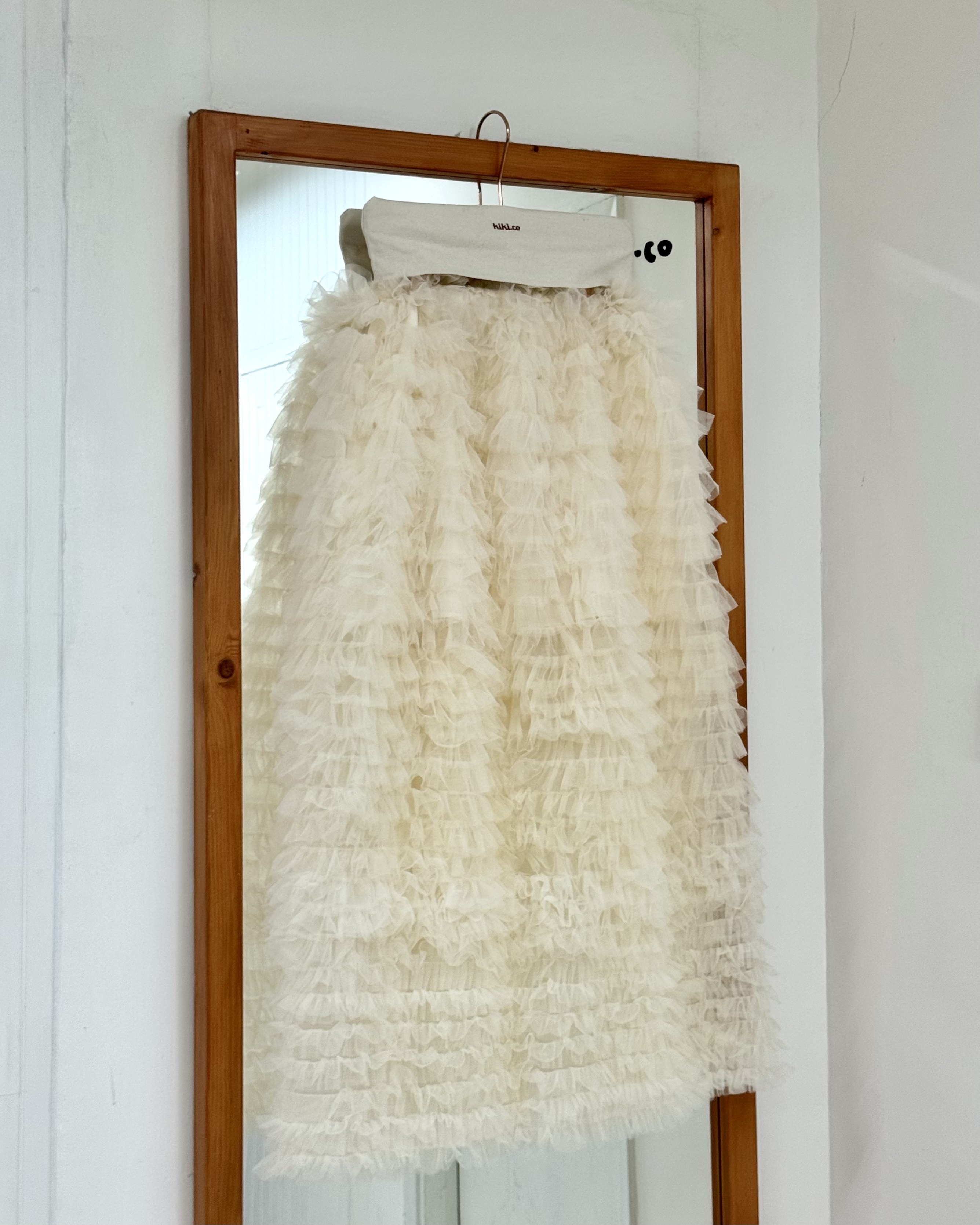 超密層層紗半裙