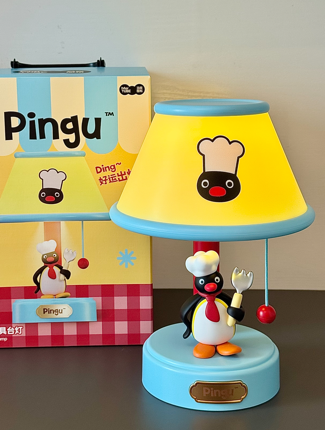 【 預購 】Pingu  主廚造型 玩具台燈