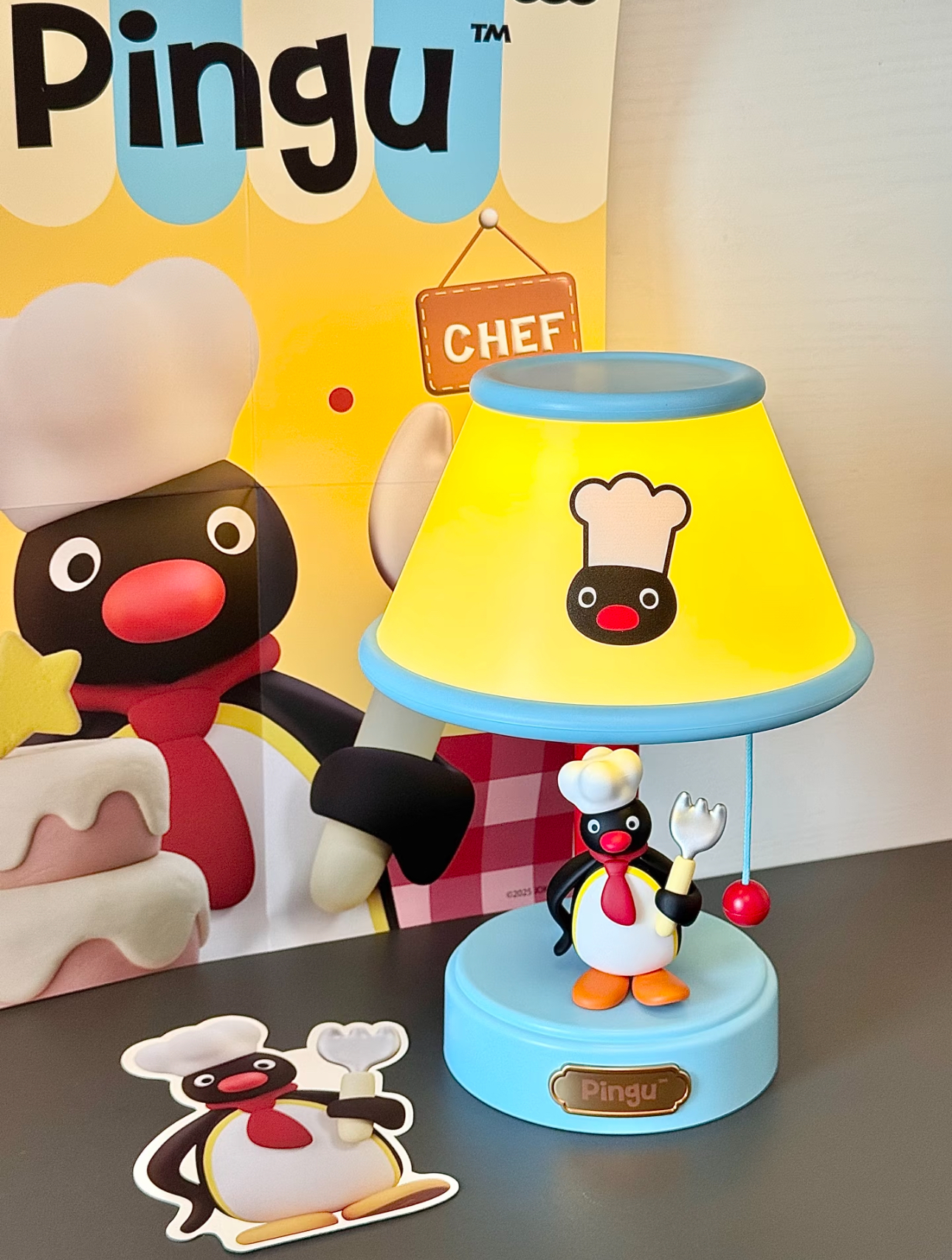 【 預購 】Pingu  主廚造型 玩具台燈