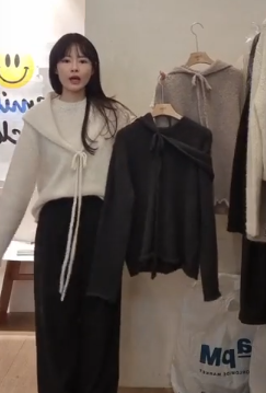 LF5233 分體帽針織冷上衣