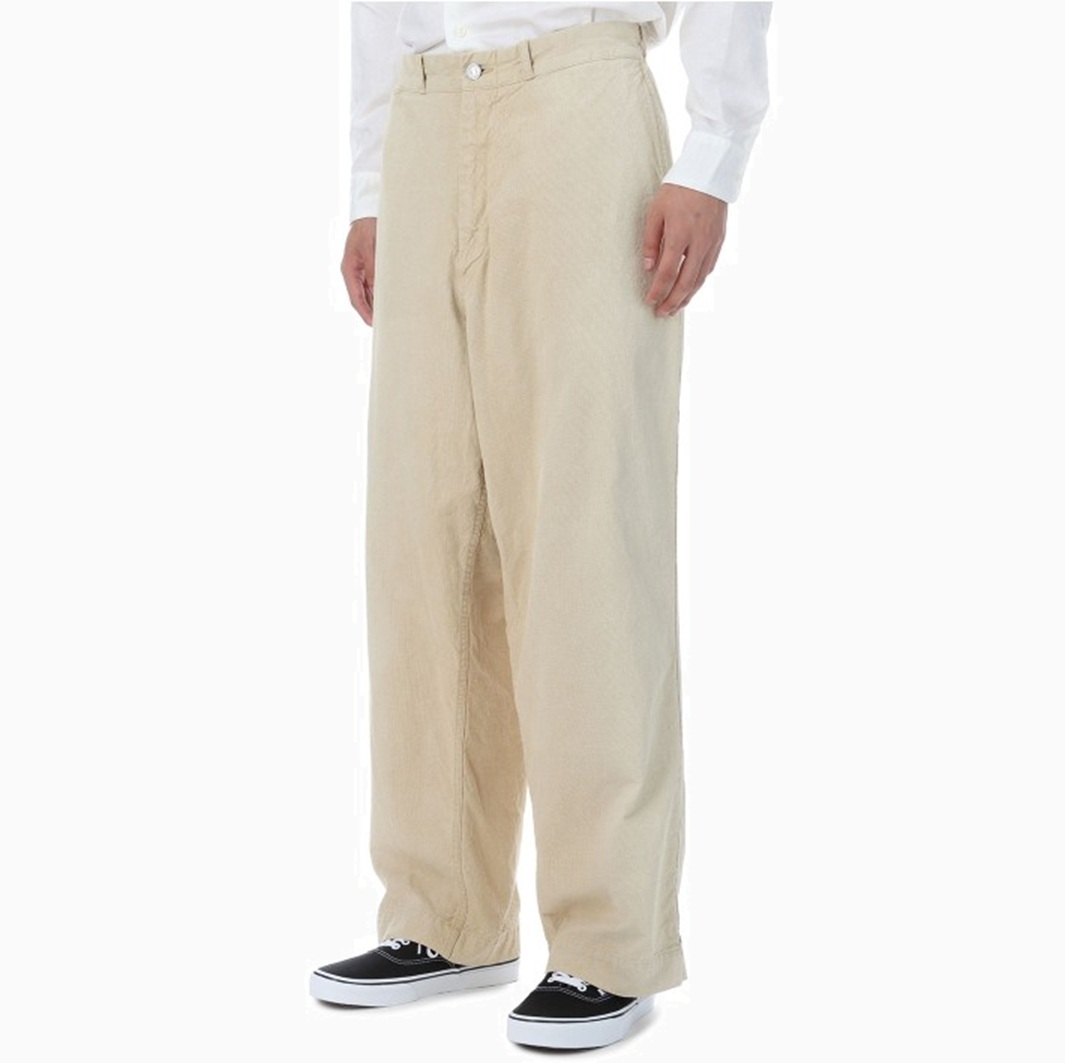 A.PRESSE 2025 S/S VINTAGE PIN CHECK WORK PANTS (25AAP-04-23) - BEIGE PRE ORDER ITEM (預訂中)