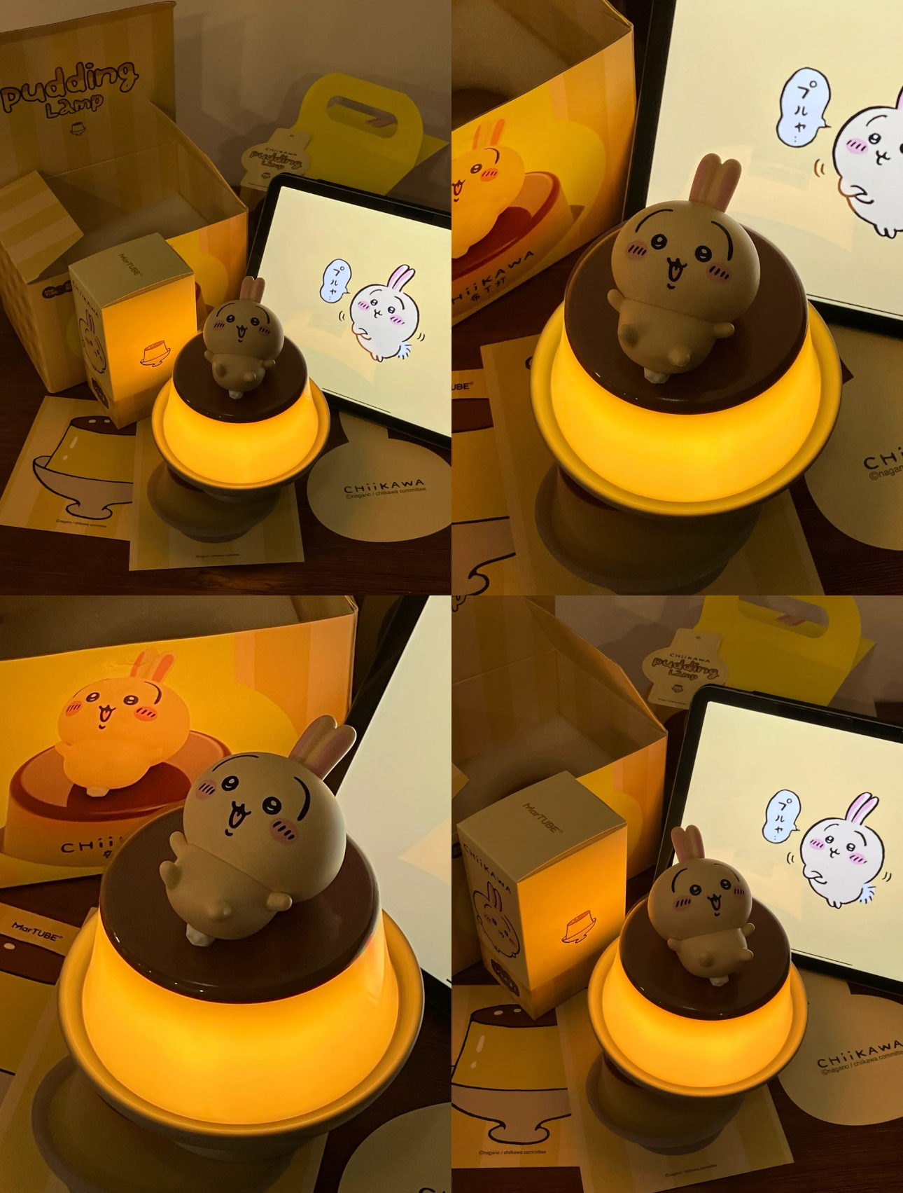 【 預購 】吉伊卡哇 MarTUBE 布丁小夜燈
