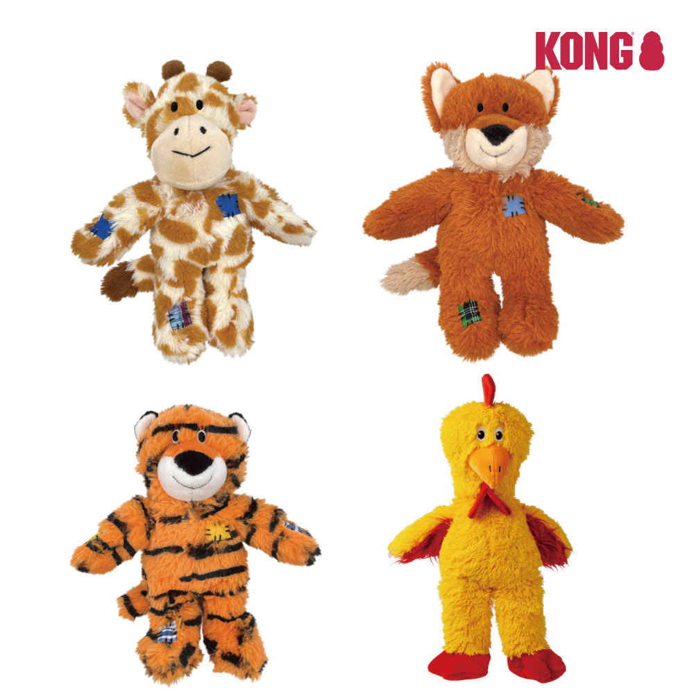 KONG | 繩結補丁動物 繩結玩具