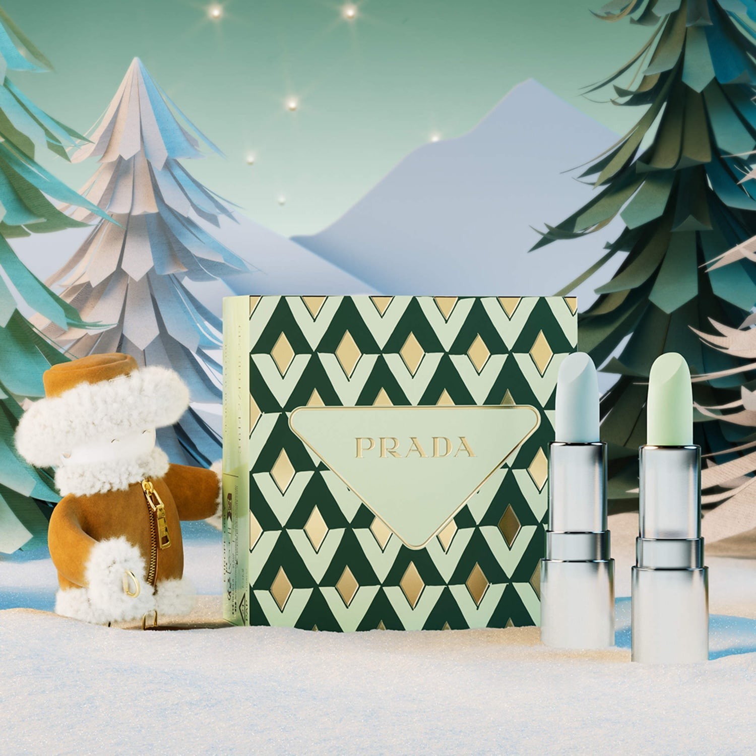 Prada - 2025 Mini Hydrating Balm Holiday Gift Set (u000 + u001)