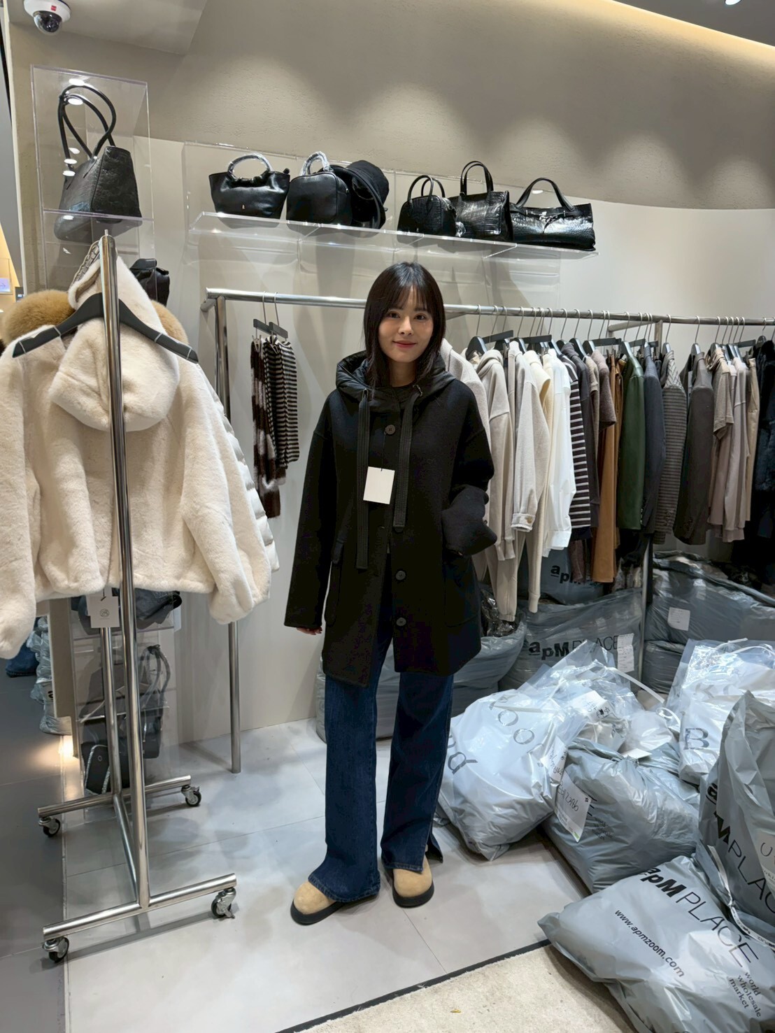 RB5266 連羽絨帽羊毛外套 *訂貨4-6星期起*