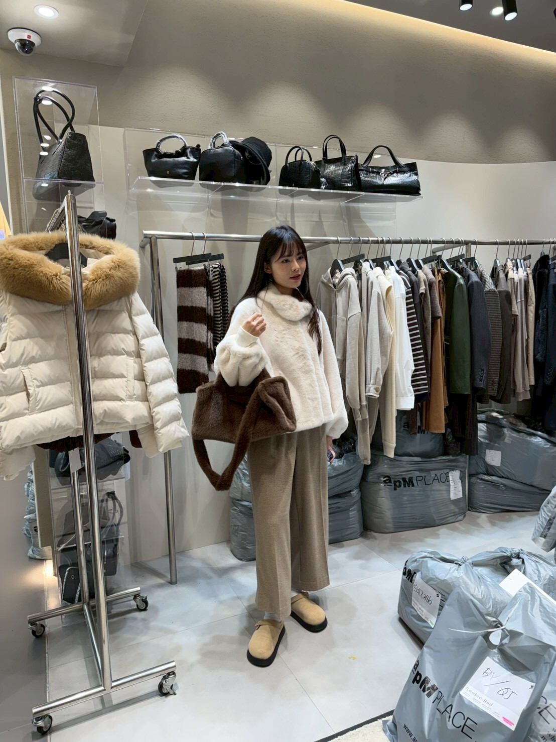 RB5208 仿動物毛圍帽