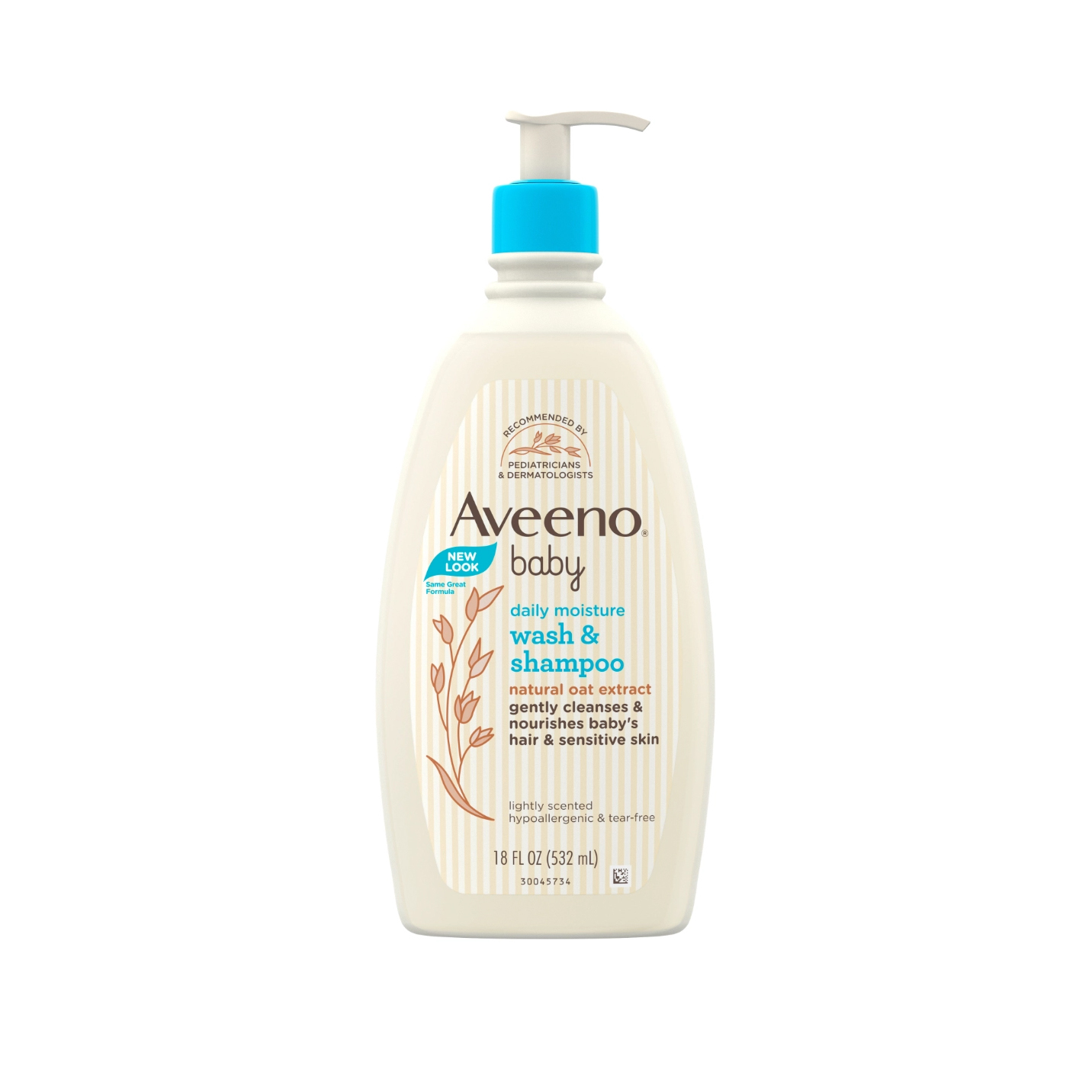 AVEENO BABY嬰兒天然燕麥沐浴洗髮露 532ml