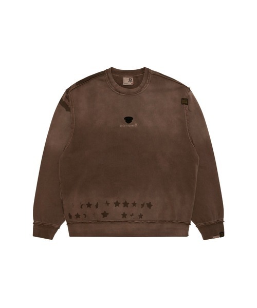 【AAPE】AAPE MAIN CREW NECK SWEAT