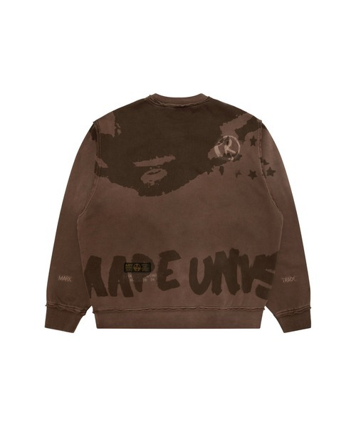 【AAPE】AAPE MAIN CREW NECK SWEAT