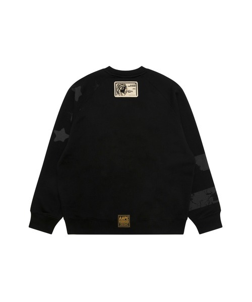 【AAPE】AAPE MAIN CREW NECK SWEAT