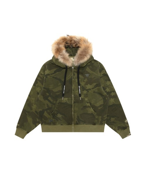 【AAPE】AAPE ZIP UP HOODIE(Camouflage)