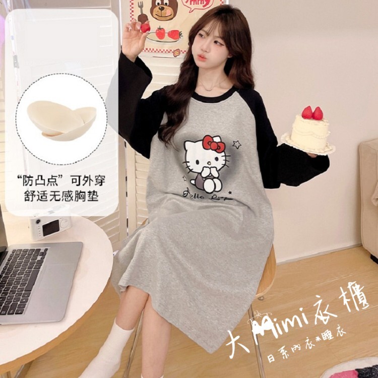 Kitty居家睡裙