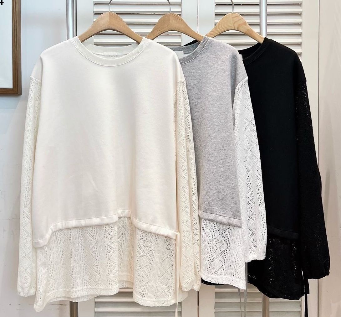 LUXE 通花長袖（K11 FA825）