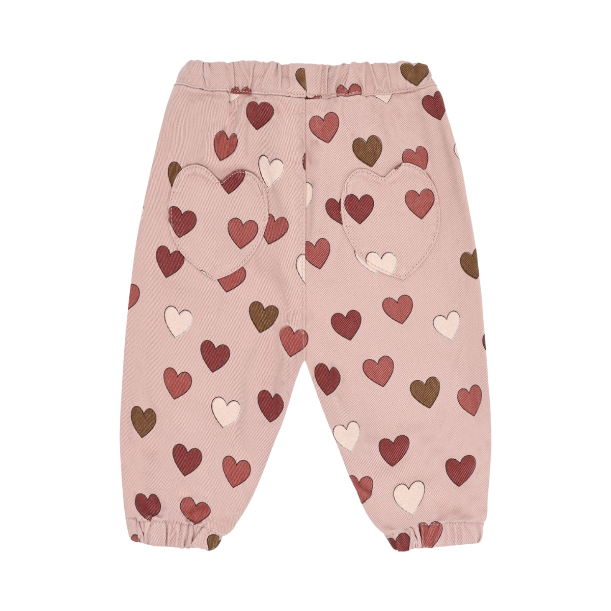 〖 Hust & Claire 〗玫粉愛心寶寶長褲