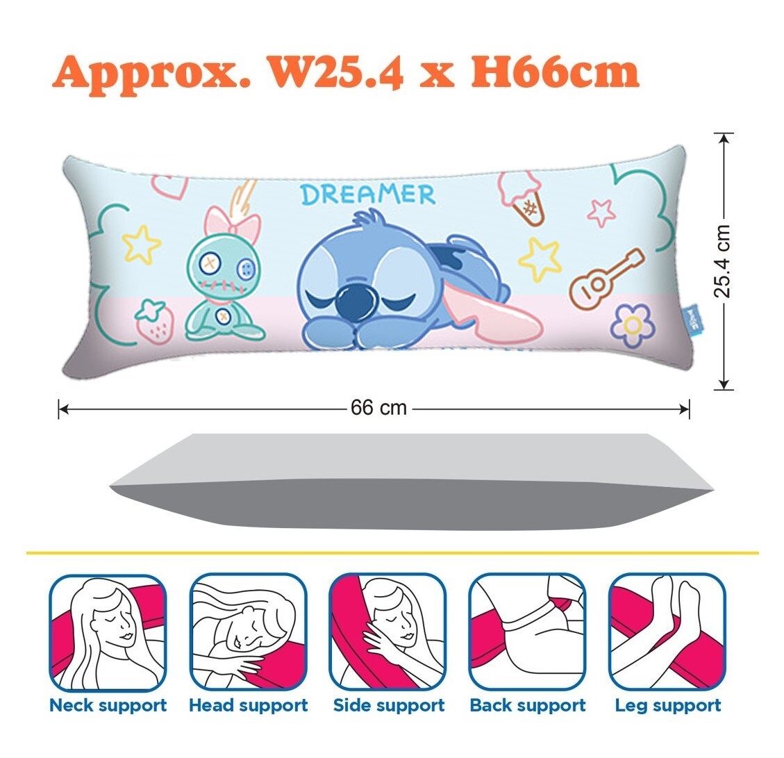 迪士尼史迪仔|長條抱枕 |攬枕