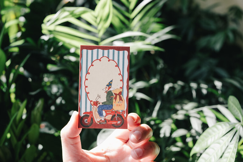 聖誕禮物專車 聖誕小卡 10枚入｜甜蜜生活