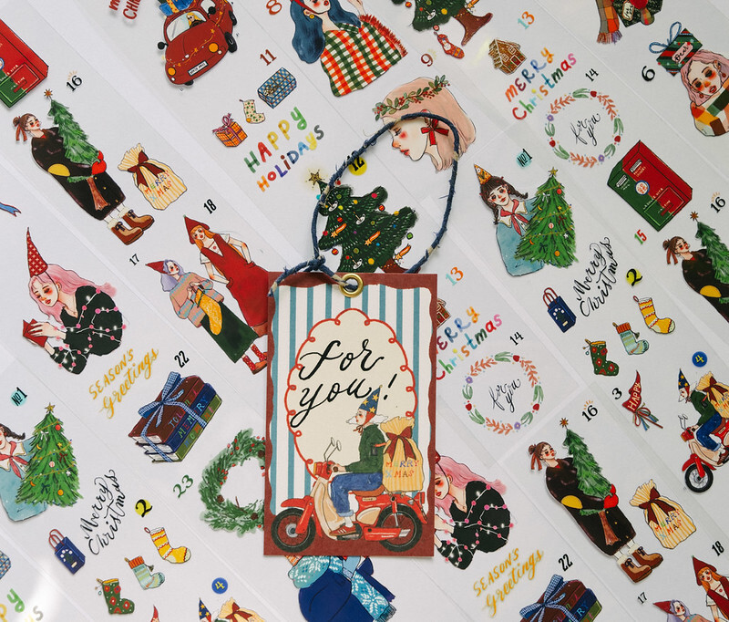 聖誕禮物專車 聖誕小卡 10枚入｜甜蜜生活