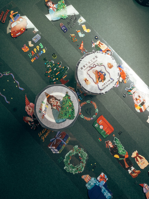 一起聖誕倒數 PET 膠帶｜甜蜜生活