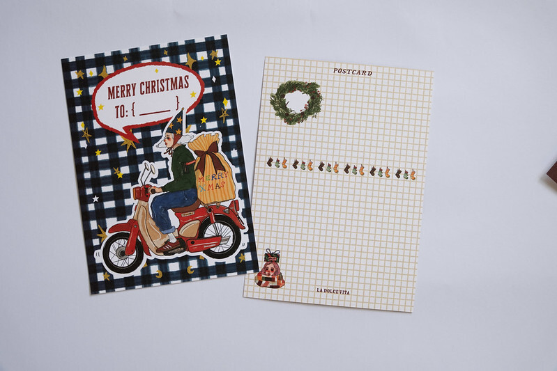 My bike is my sleigh 聖誕禮物專車 聖誕明信片｜甜蜜生活