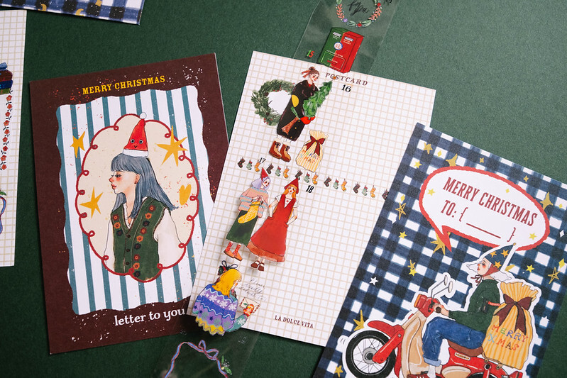 Letter to you 小紅帽 聖誕明信片｜甜蜜生活