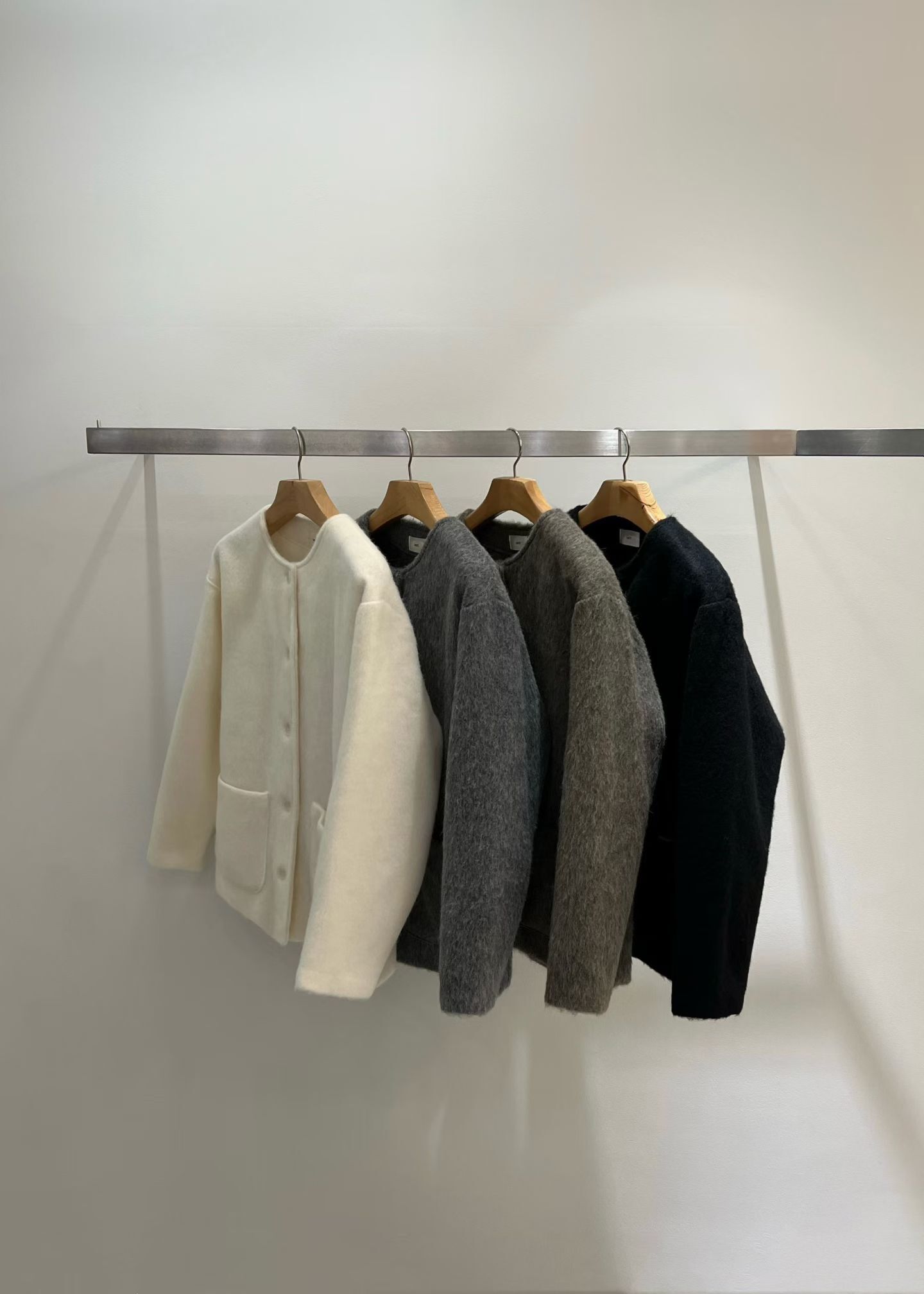 TT5260 混色毛毛寬鬆外套