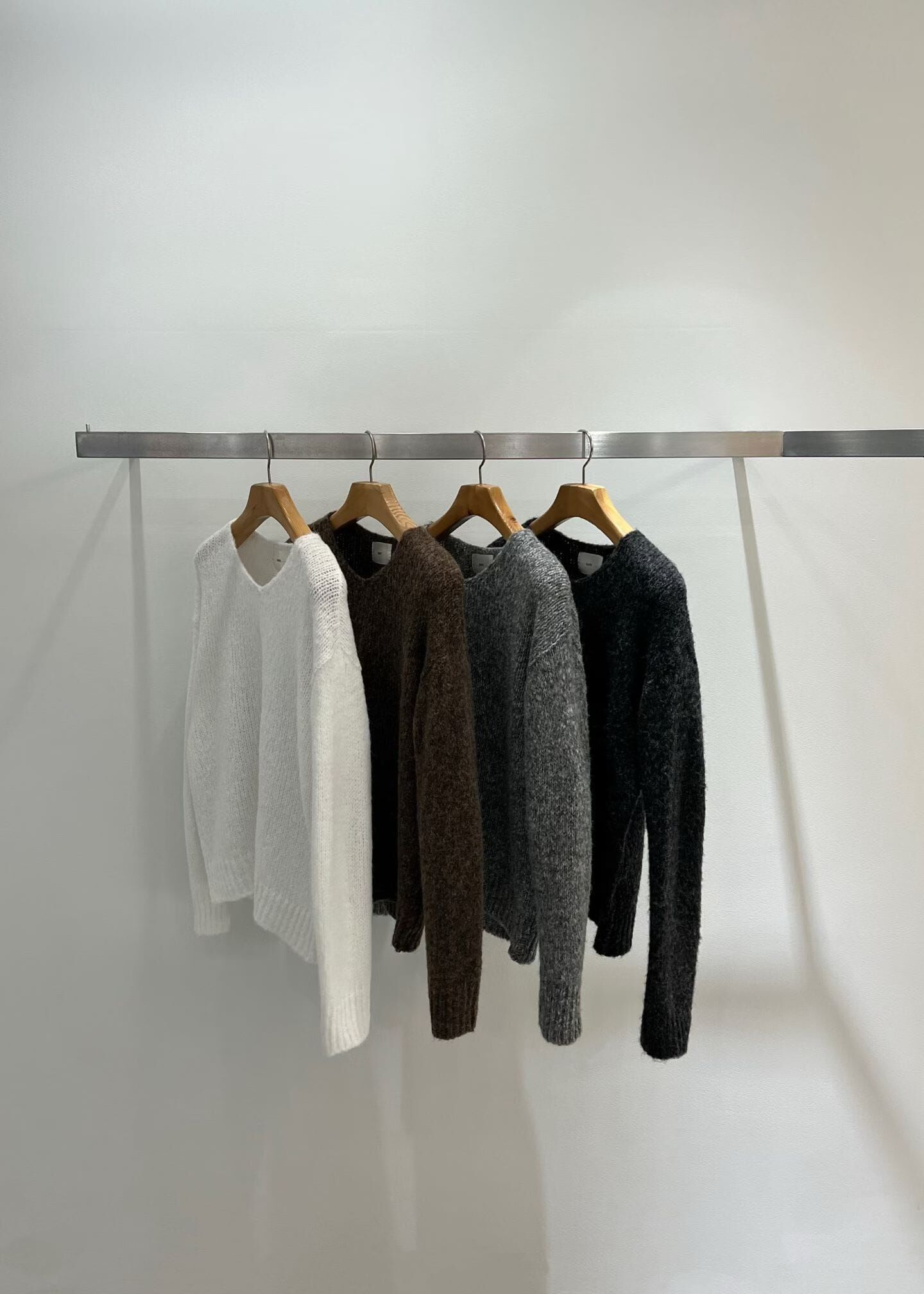 TT5259 雜色點點V領針織毛衣