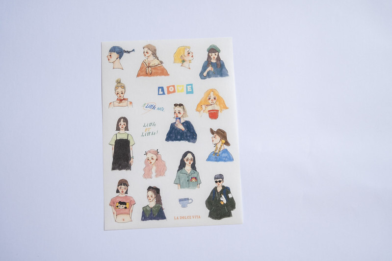 地球旅程有你真好 和紙貼紙 A6尺寸｜甜蜜生活