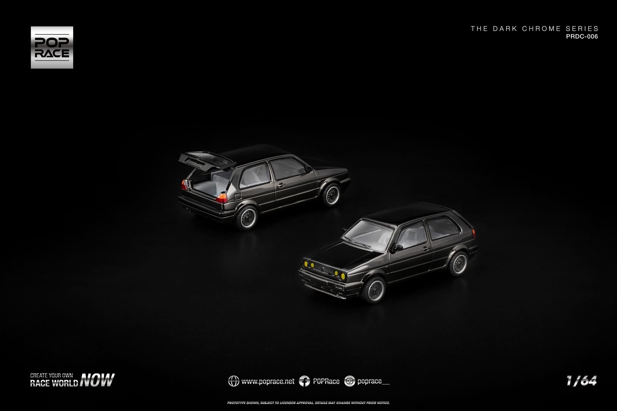 預訂 Pre Order - Poprace GOLF GTI MK2 DARK CHROME