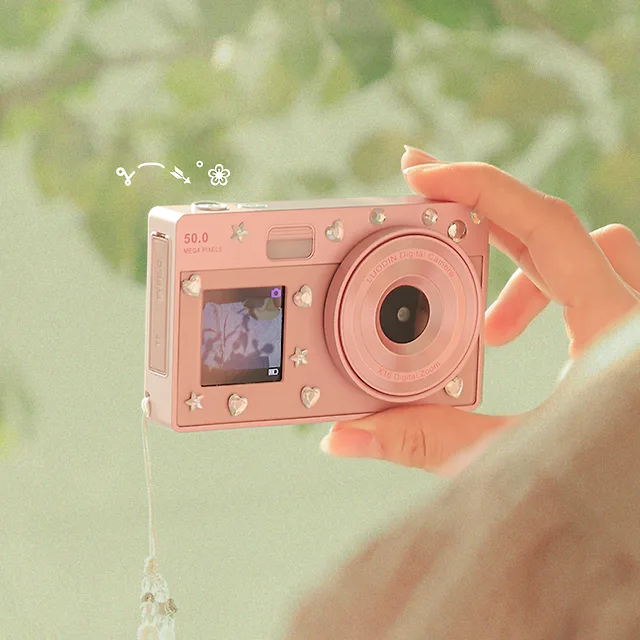 大人氣！LUODIN Selfie Retro 復古雙螢幕 CCD 相機 (3色入)