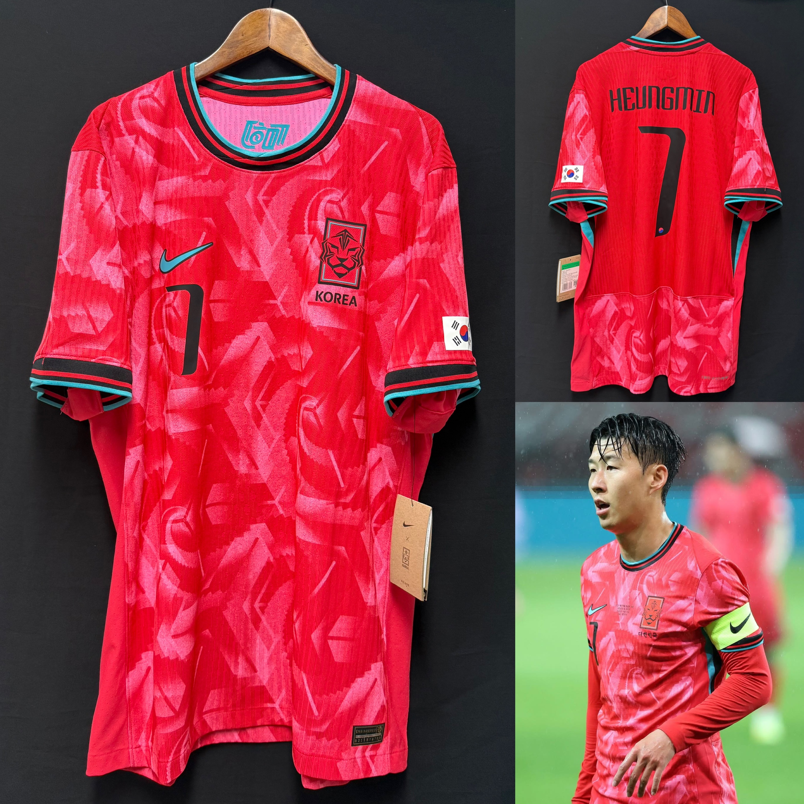 (BNWT) South Korea 2024-2025 Nike Home Authentic Player Shirt #7 HEUNGMIN