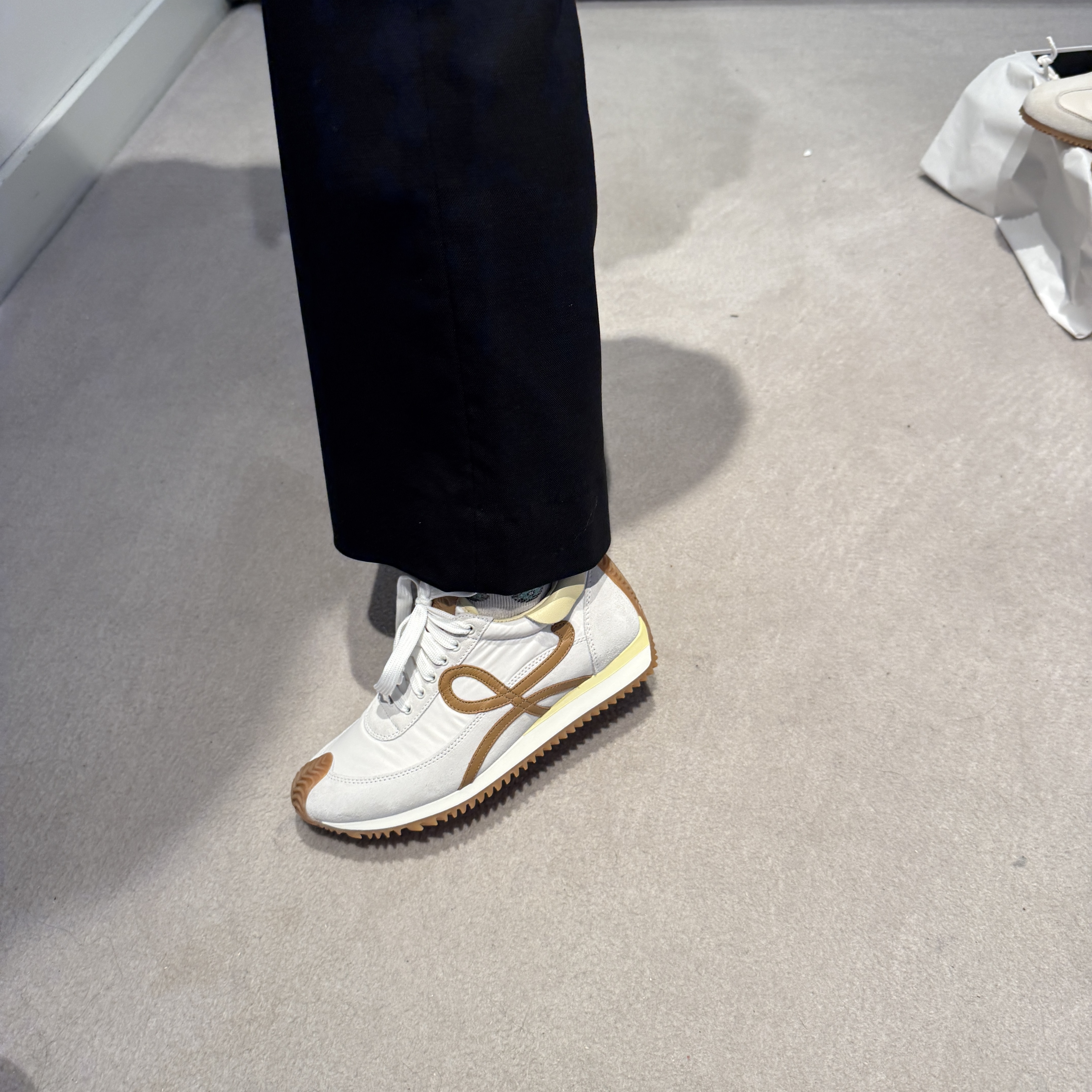 Loewe flow runner sneakers yellow