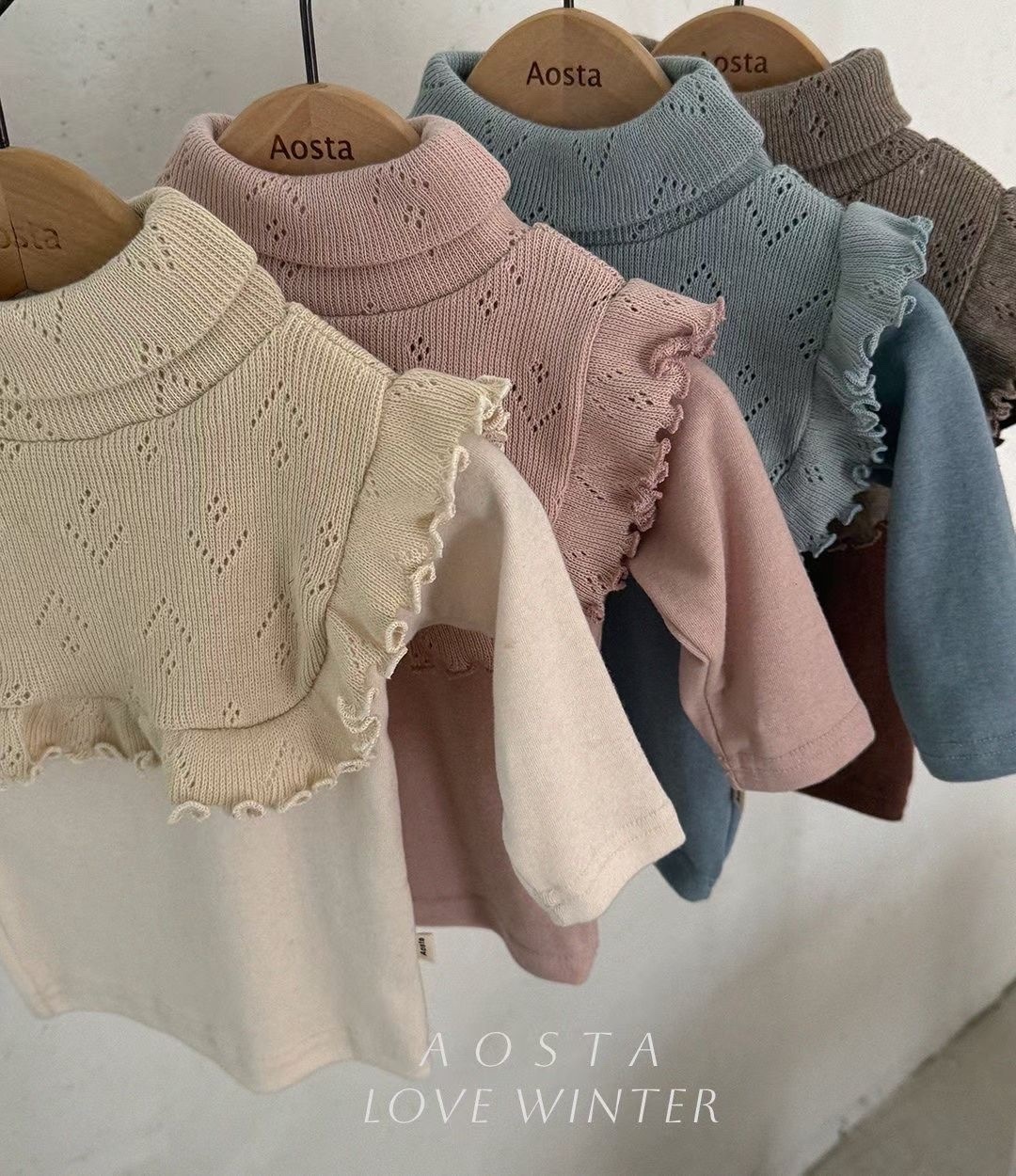 Aosta Reete Frill Turtleneck