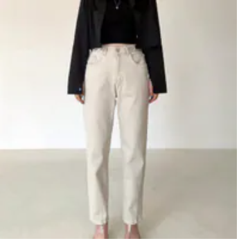 [S] HOWLUK CREAM PANTS, SZZ828 (SZZ828)