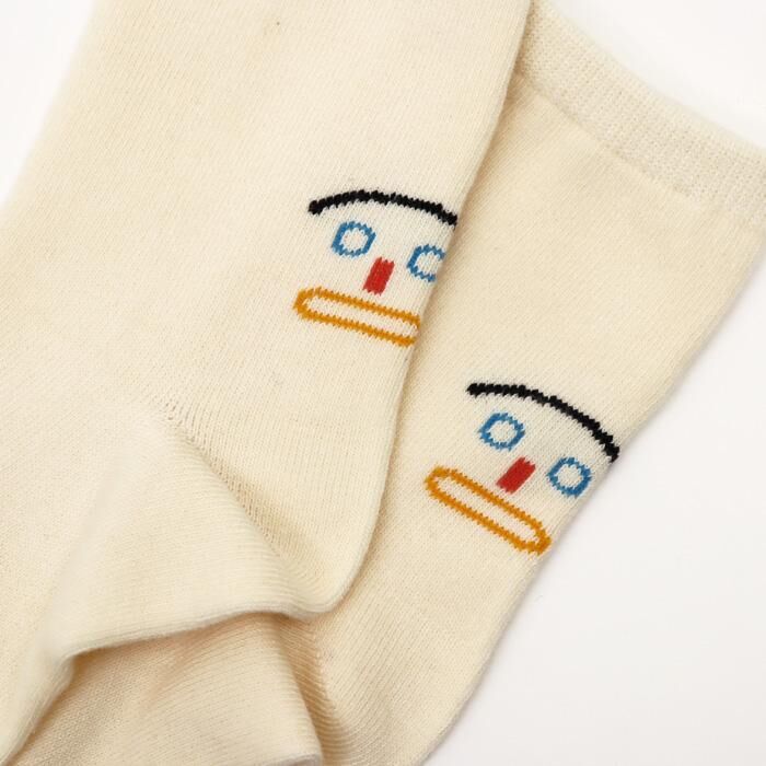 日本 stample 調皮表情 中襪組 (19-21，3雙1組) 73276