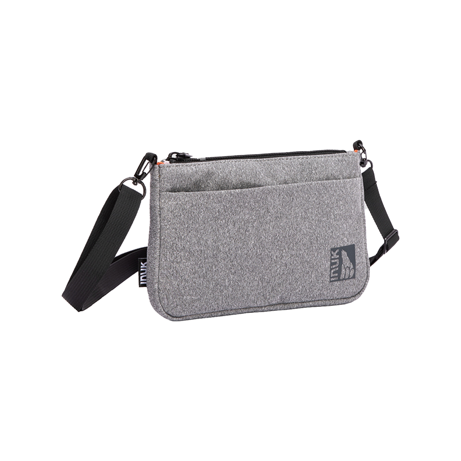 【INUK】環保調色盤 | Longwallet 麻灰| 觸屏手機包