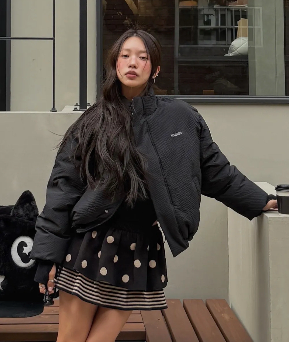 youhee - SORBET PUFFER (BLACK)